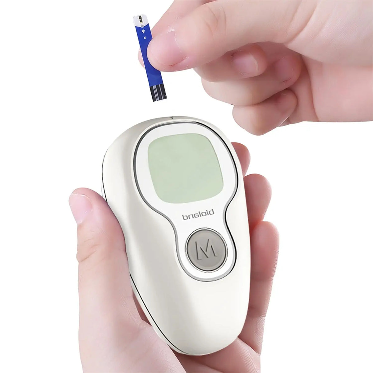 Blood Glucose Meter Kit Blood Sugar Monitor with Test Strips Lancets and Lancing Device Auto Coding 0.7μL Small Blood Sample 5 Second Fast Reading Large LCD Easy Strip Ejection Portable Home Testing Kit for Adults Seniors Da