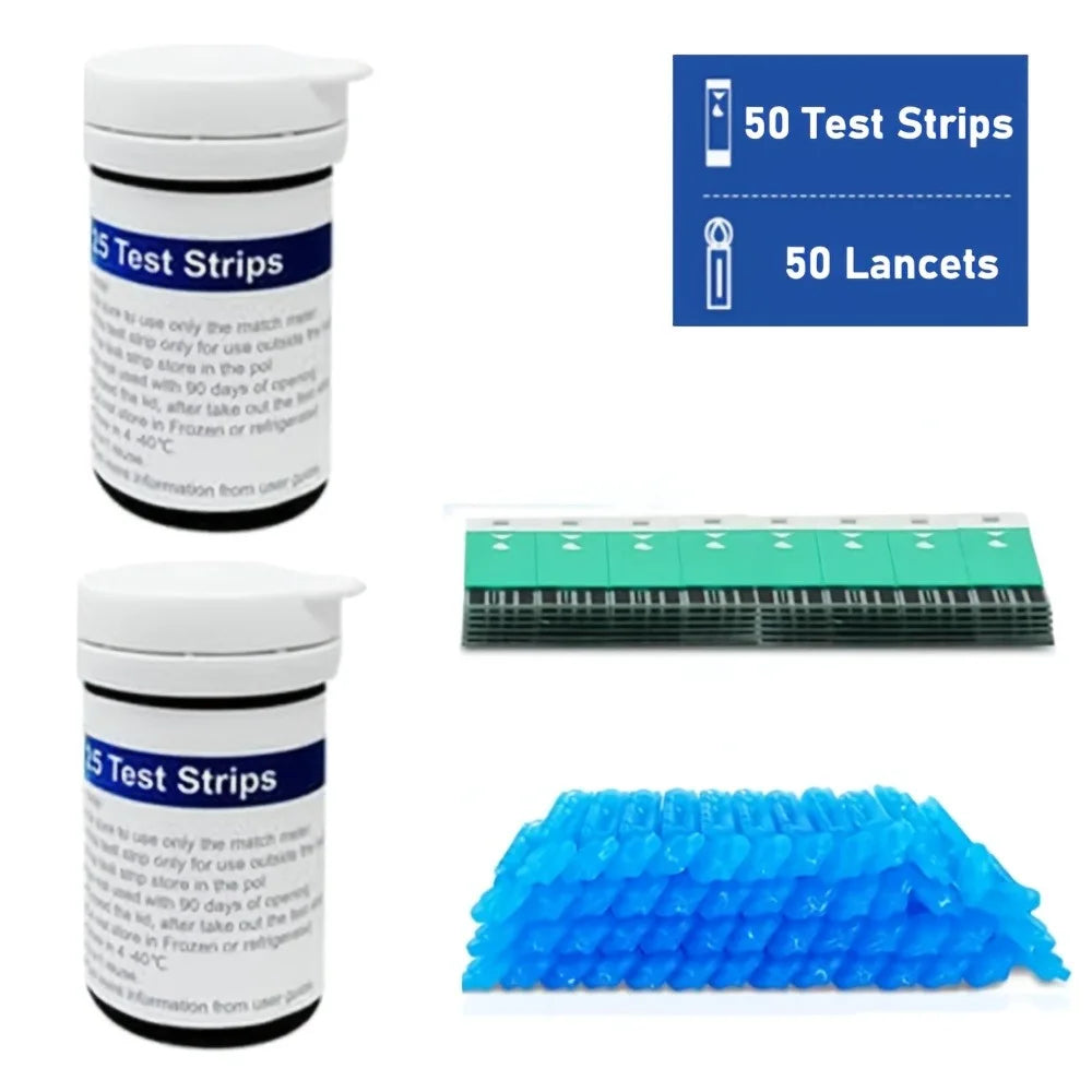 VivaGuard Blood Glucose Monitor Kit With 50 Test Strips