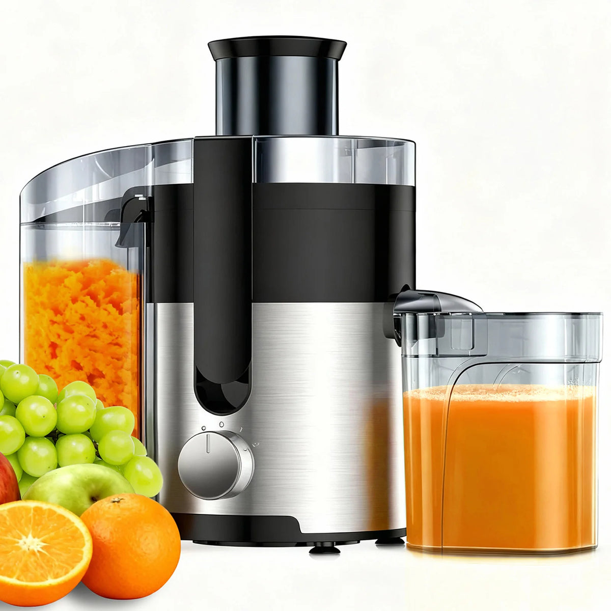 High Speed Juicer Machine With Wide Mouth And Pulp Ejection