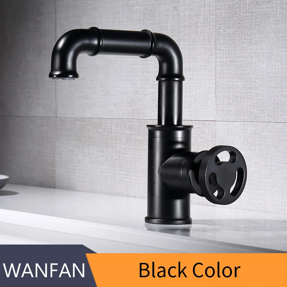 Brass Bathroom Basin Faucet Hot And Cold Mixer Tap