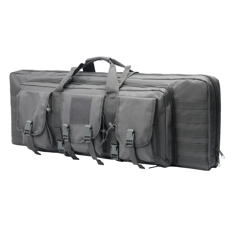 LQARMY Tactical Double Rifle Case Molle Gun Bag