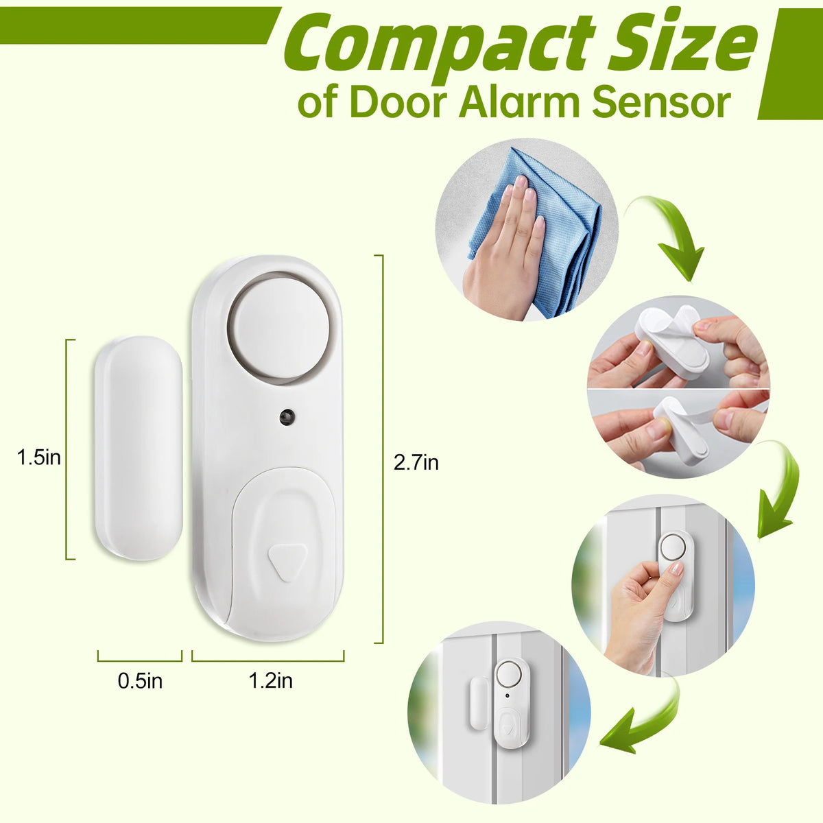 Magnetic Door And Window Burglar Alarm Sensor