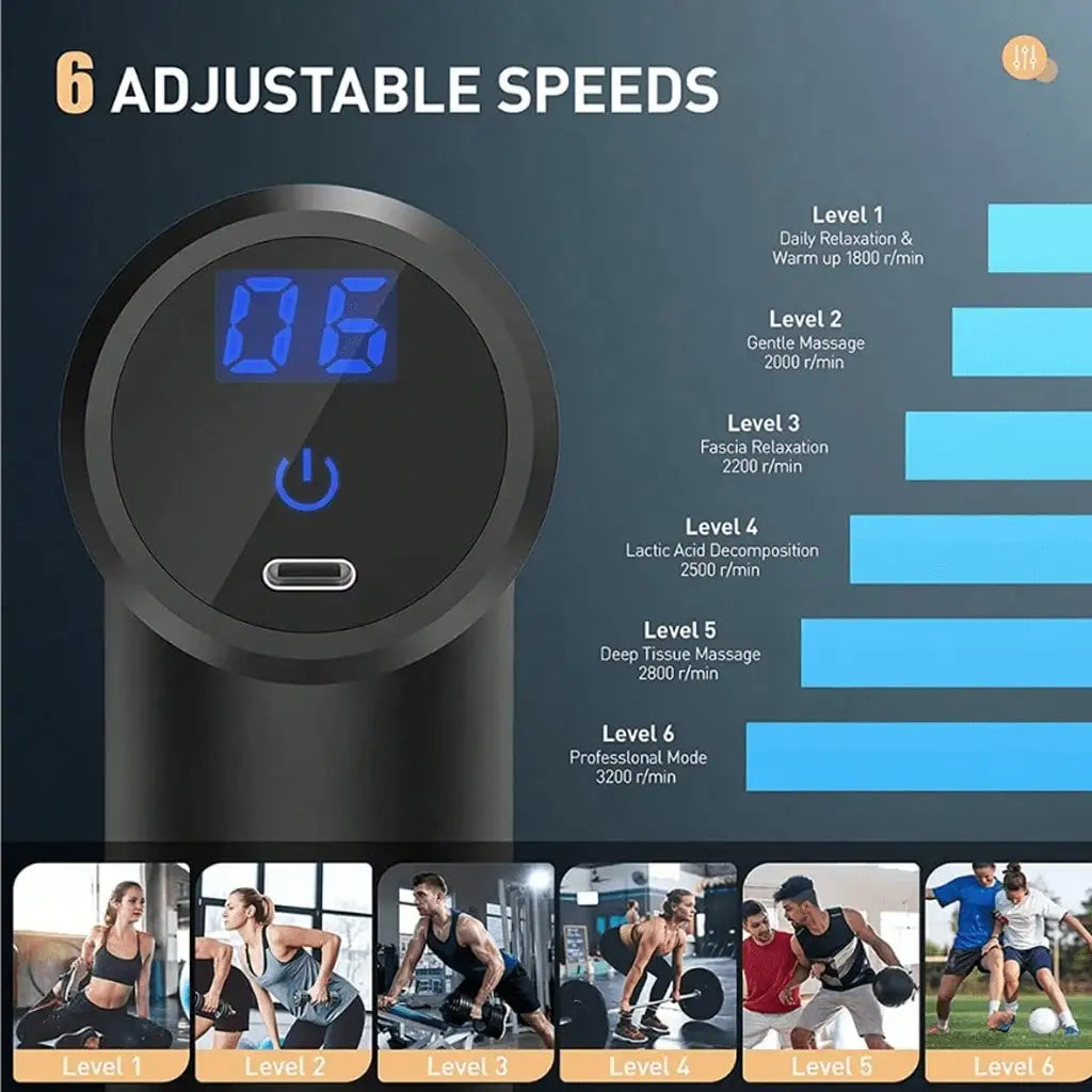 Portable Mini Massage Gun For Muscle Relaxation