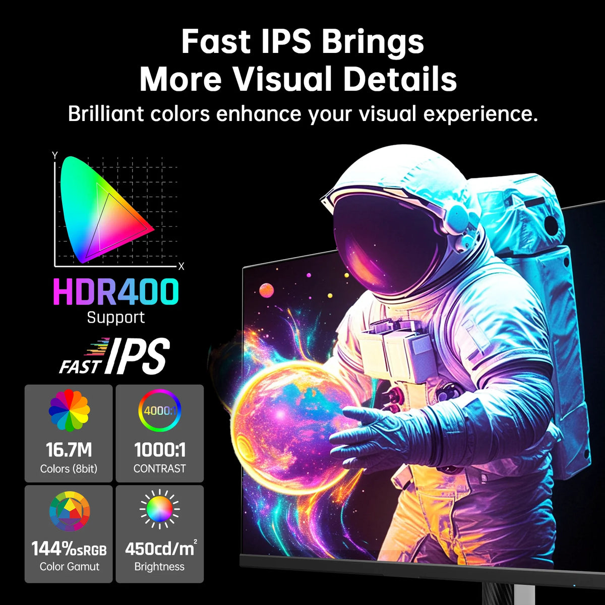 KTC QHD 1440P Fast IPS Gaming Monitor 360Hz