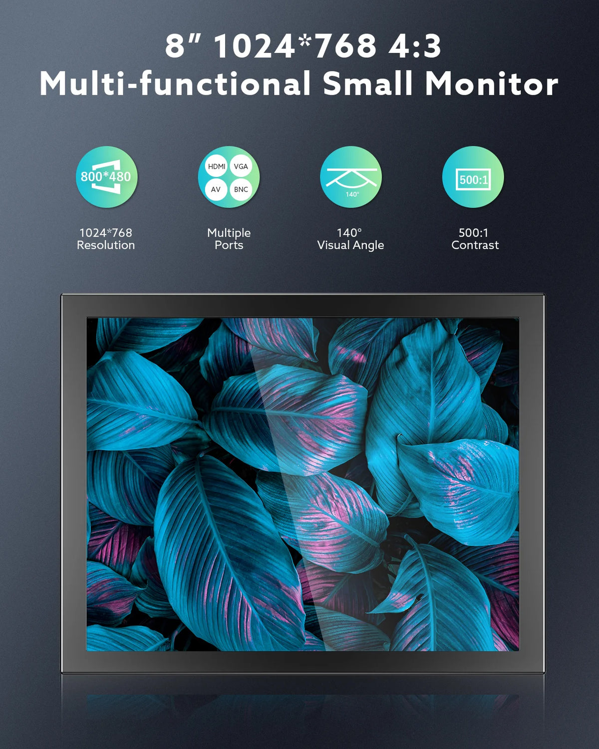 Eyoyo Portable Industrial Monitor With HDMI VGA Ports