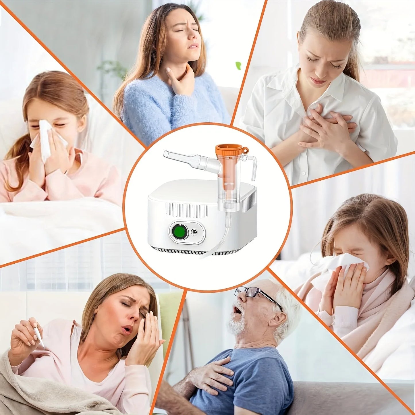 Jitesy Mini Silent Compressor Nebulizer With Mouthpiece