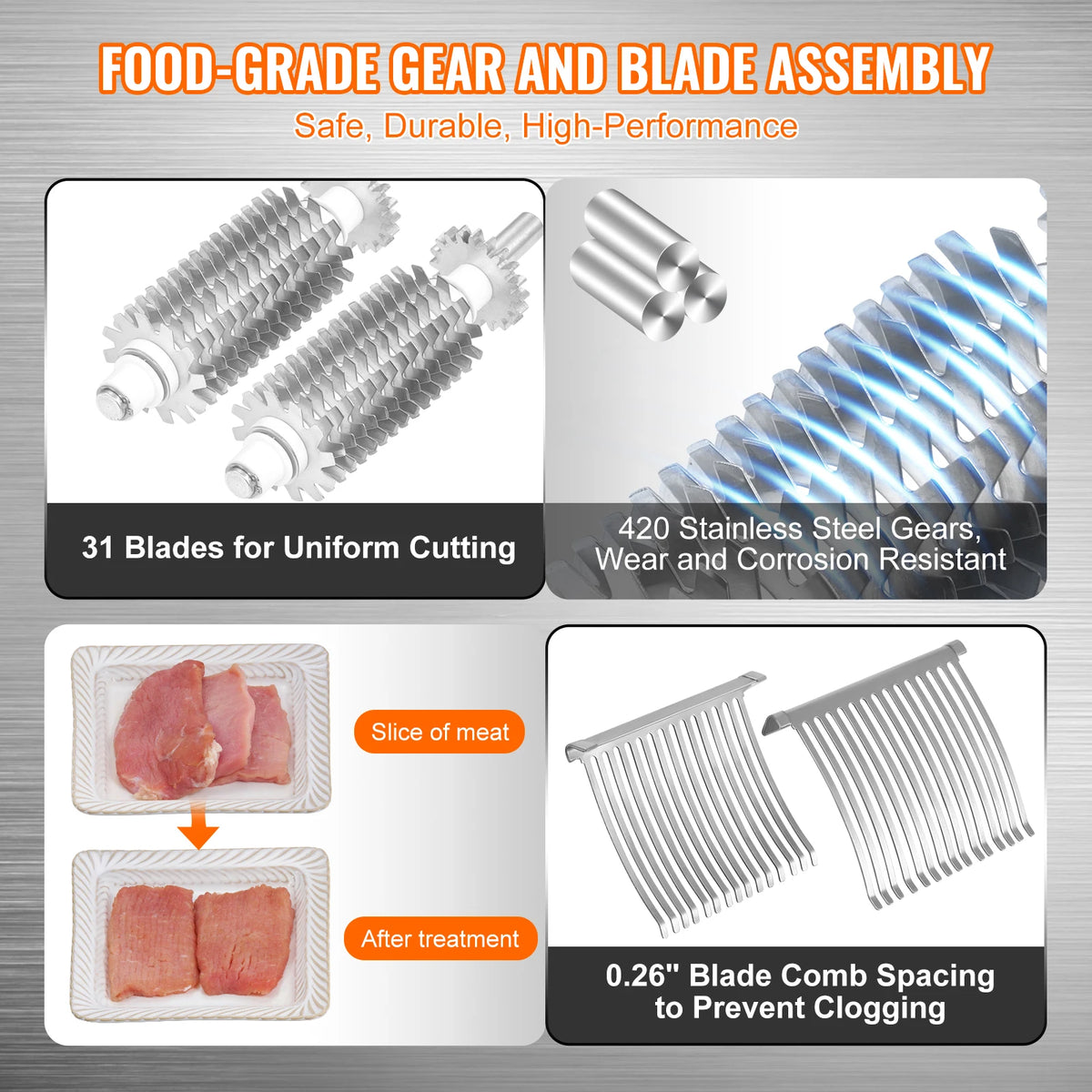 SucceBuy Commercial Manual Meat Tenderizer Machine