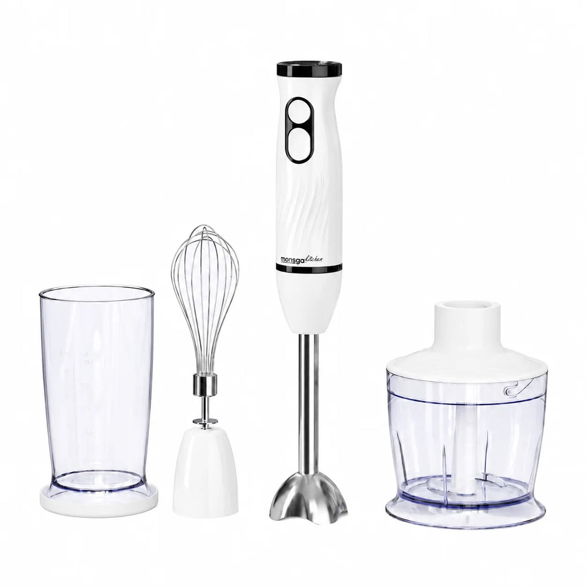 MONSGA 4 In 1 Immersion Hand Blender