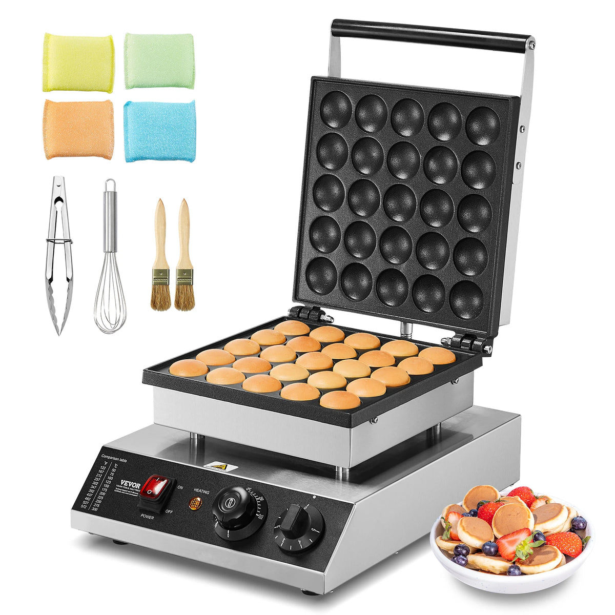 SucceBuy Electric Dorayaki Maker With Nonstick Plates