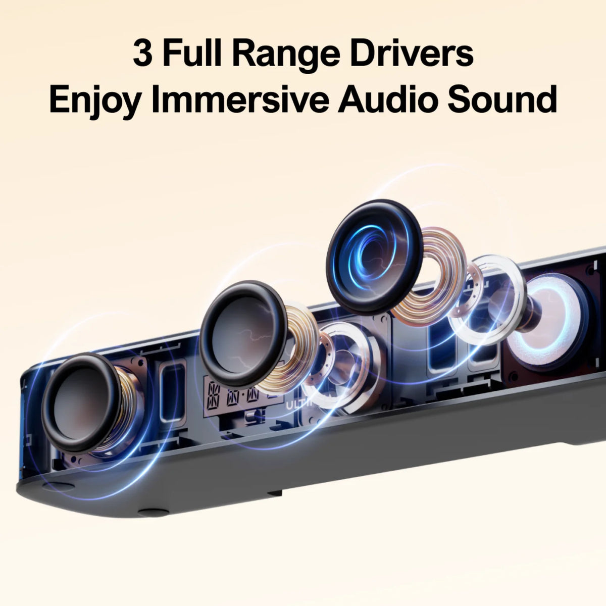 Ultimea 7.1 Channel Sound Bar System With Surround Speakers