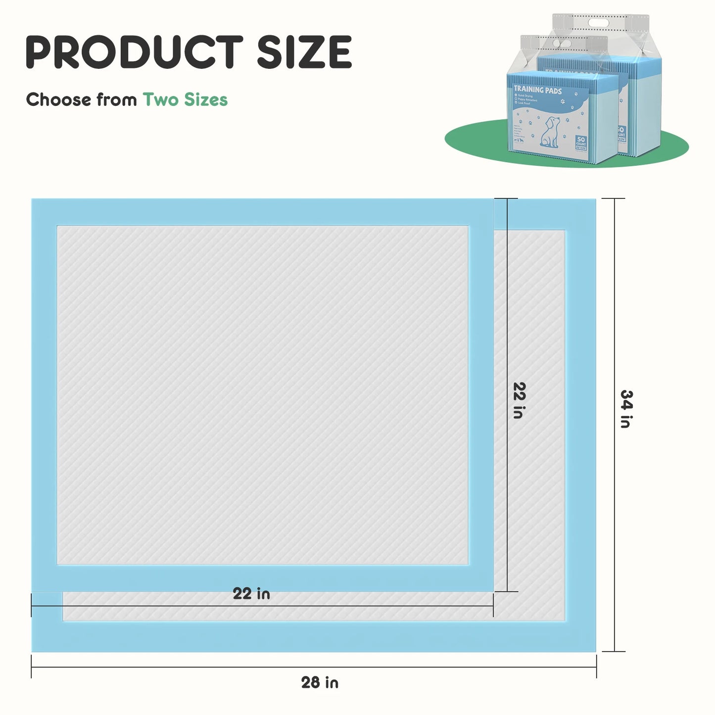 Super Absorbent Disposable Pet Pee Pads For Dogs And Cats