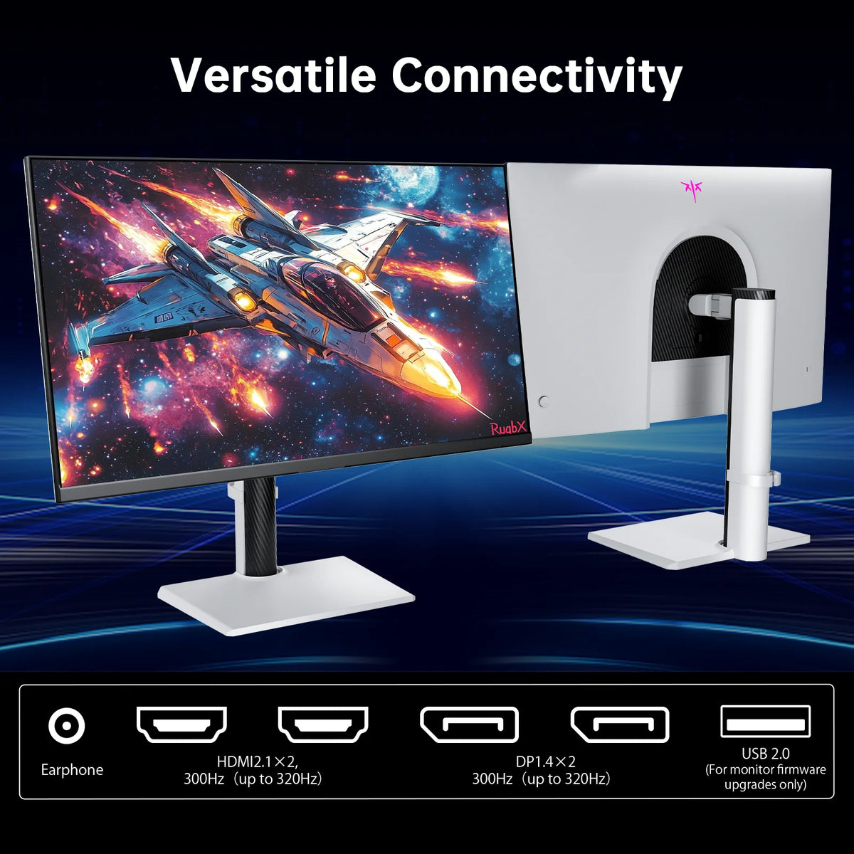 KTC QHD 1440P Fast IPS Gaming Monitor 360Hz
