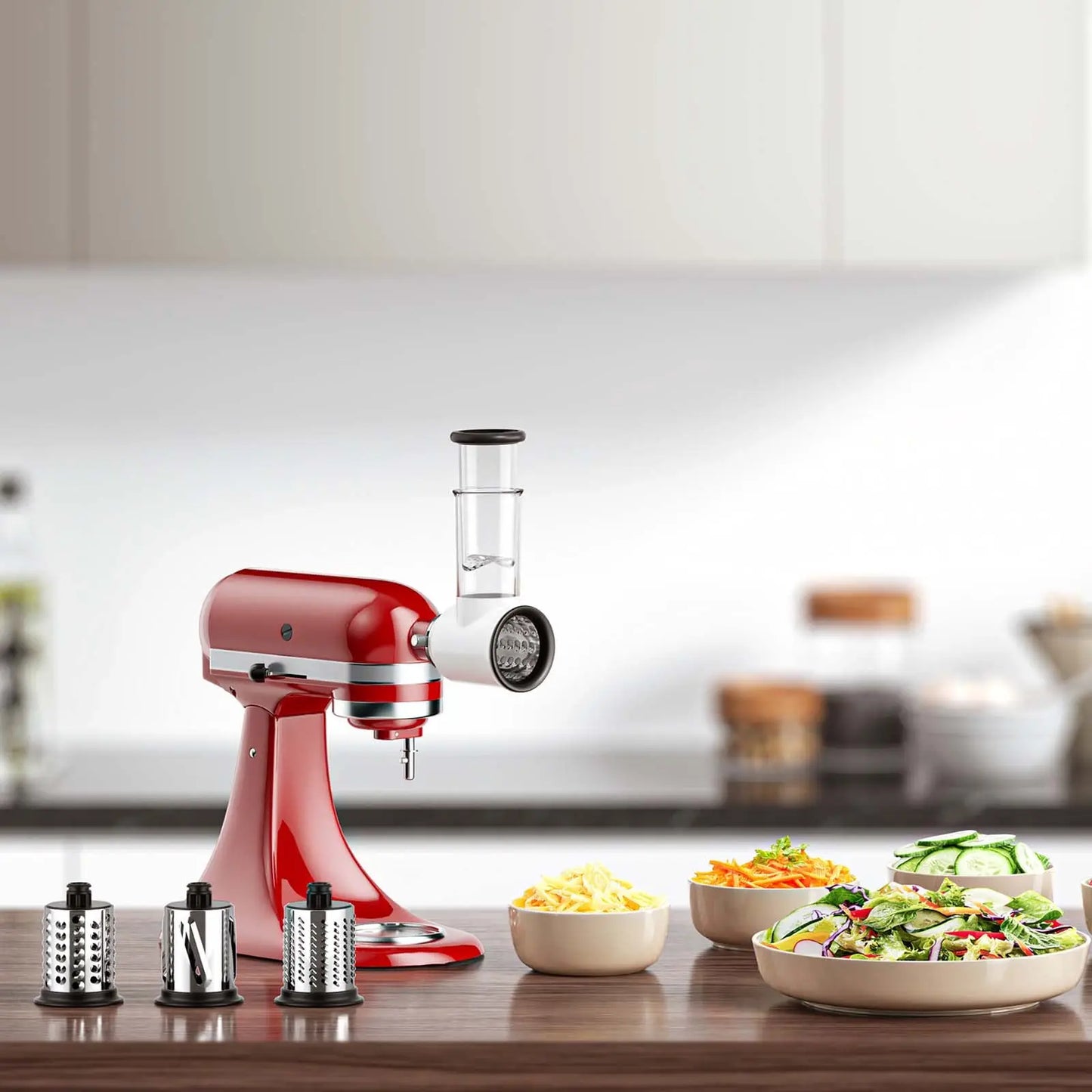 Stainless Steel Meat Grinder And Slicer Attachments