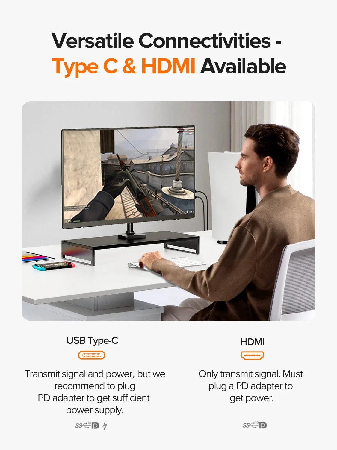 UPFECT QLED Portable Gaming Monitor
