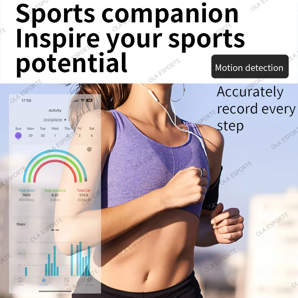 Ola Esporte Smart Ring Heart Rate Monitor