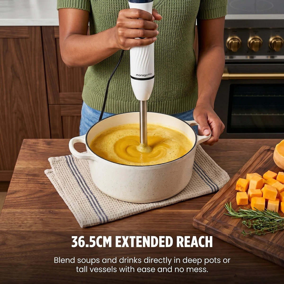 MONSGA 4 In 1 Immersion Hand Blender