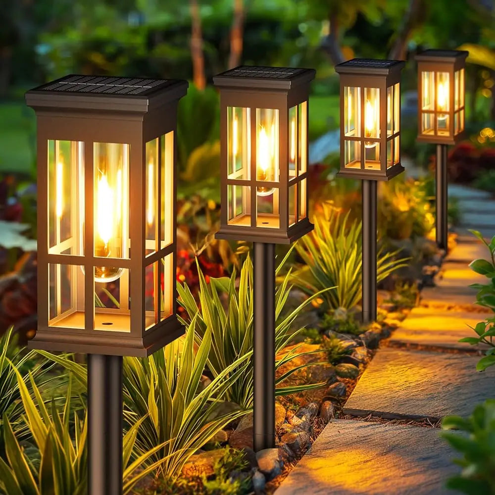 Outdoor Solar LED Pathway Garden Lights