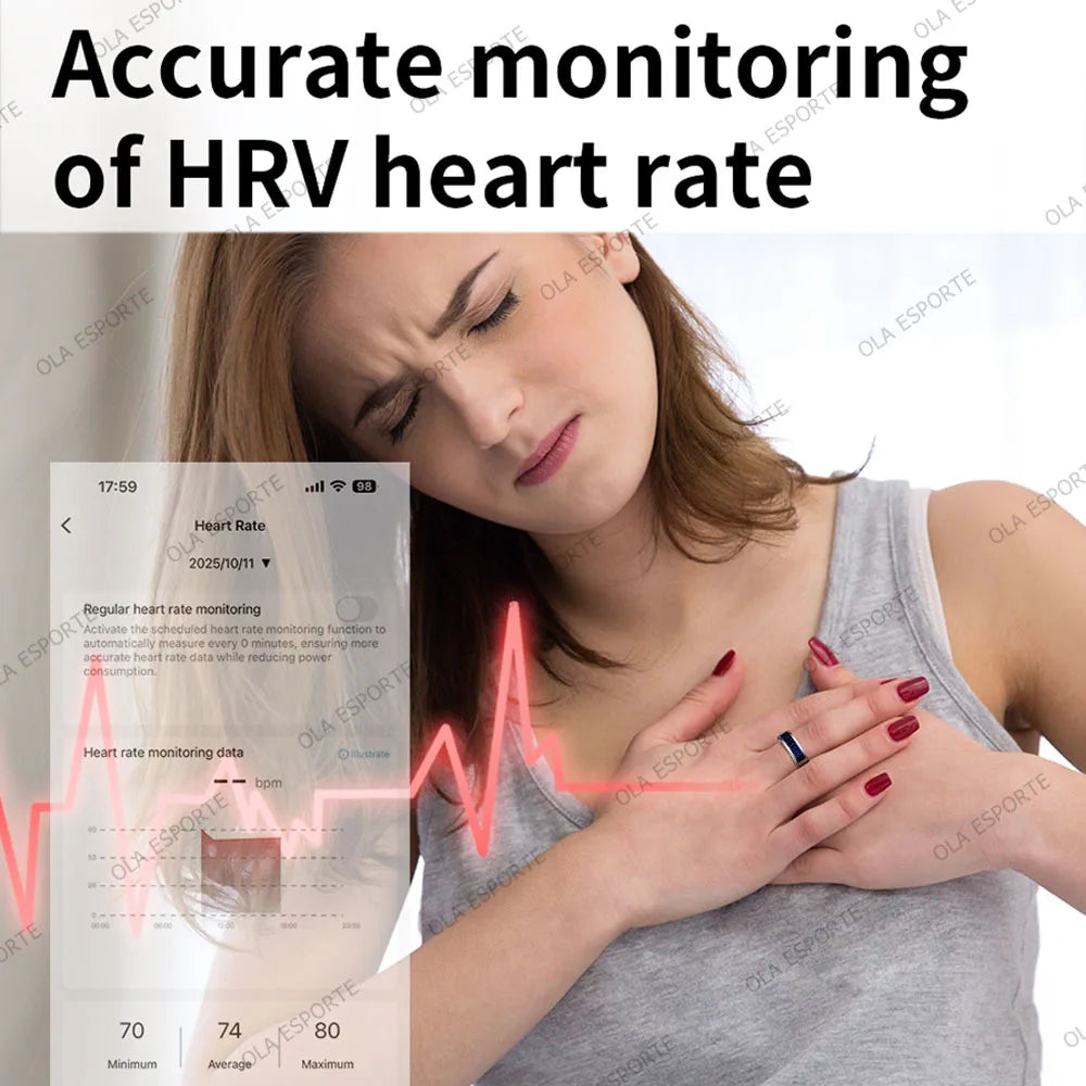 Ola Esporte Smart Ring Heart Rate Monitor