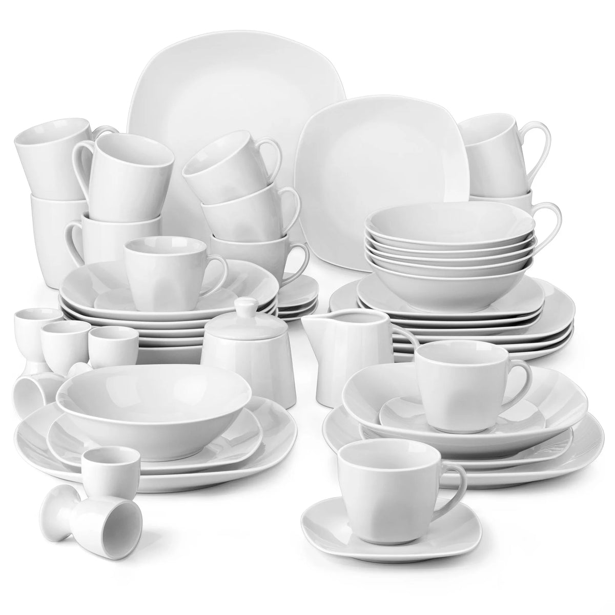 Malacasa Porcelain Dinner Set With Bowls And Plates