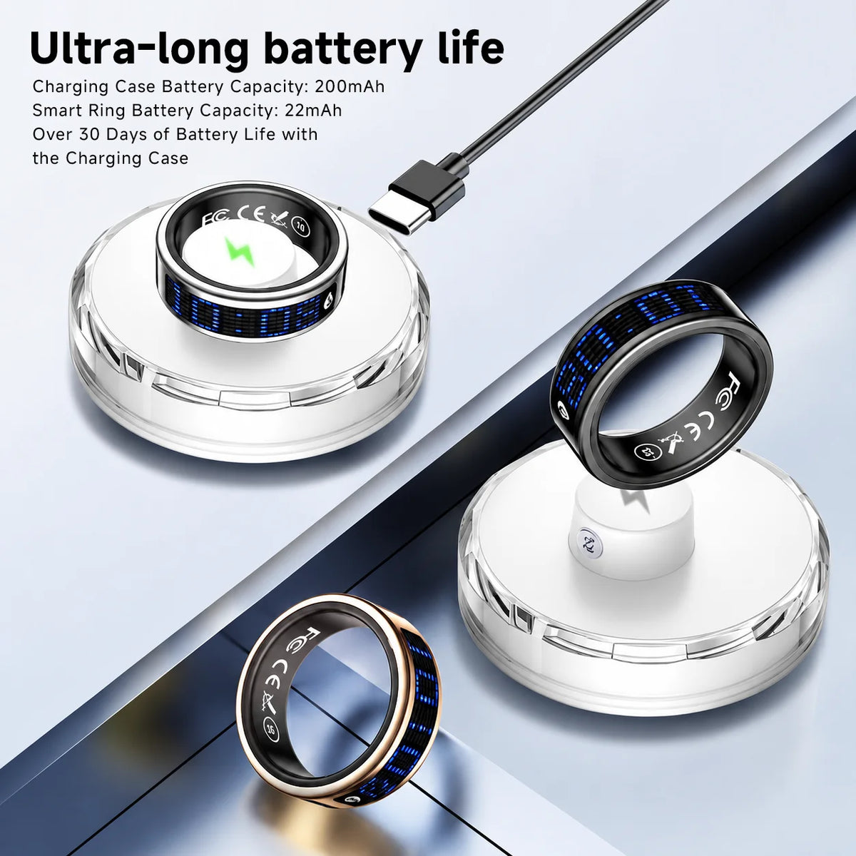 Ola Esporte Smart Ring Heart Rate Monitor