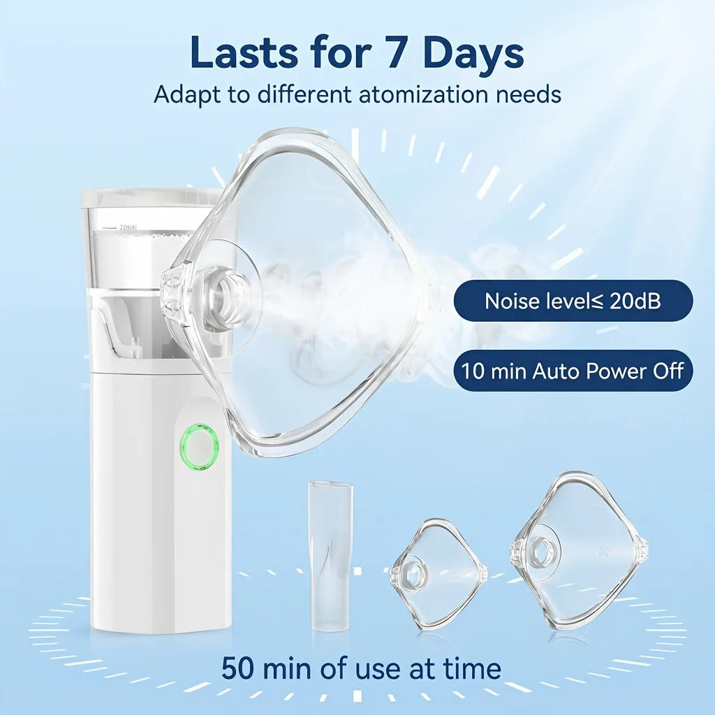 Jitesy Portable USB Rechargeable Nebulizer Inhaler