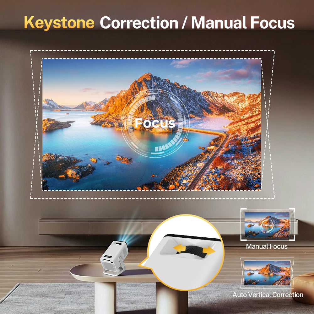 LynCast X1AR Mini Projector 1080P 4K Supported