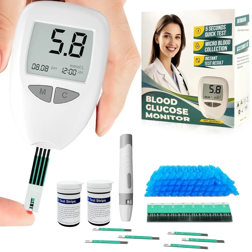 VivaGuard Blood Glucose Monitor Kit With 50 Test Strips