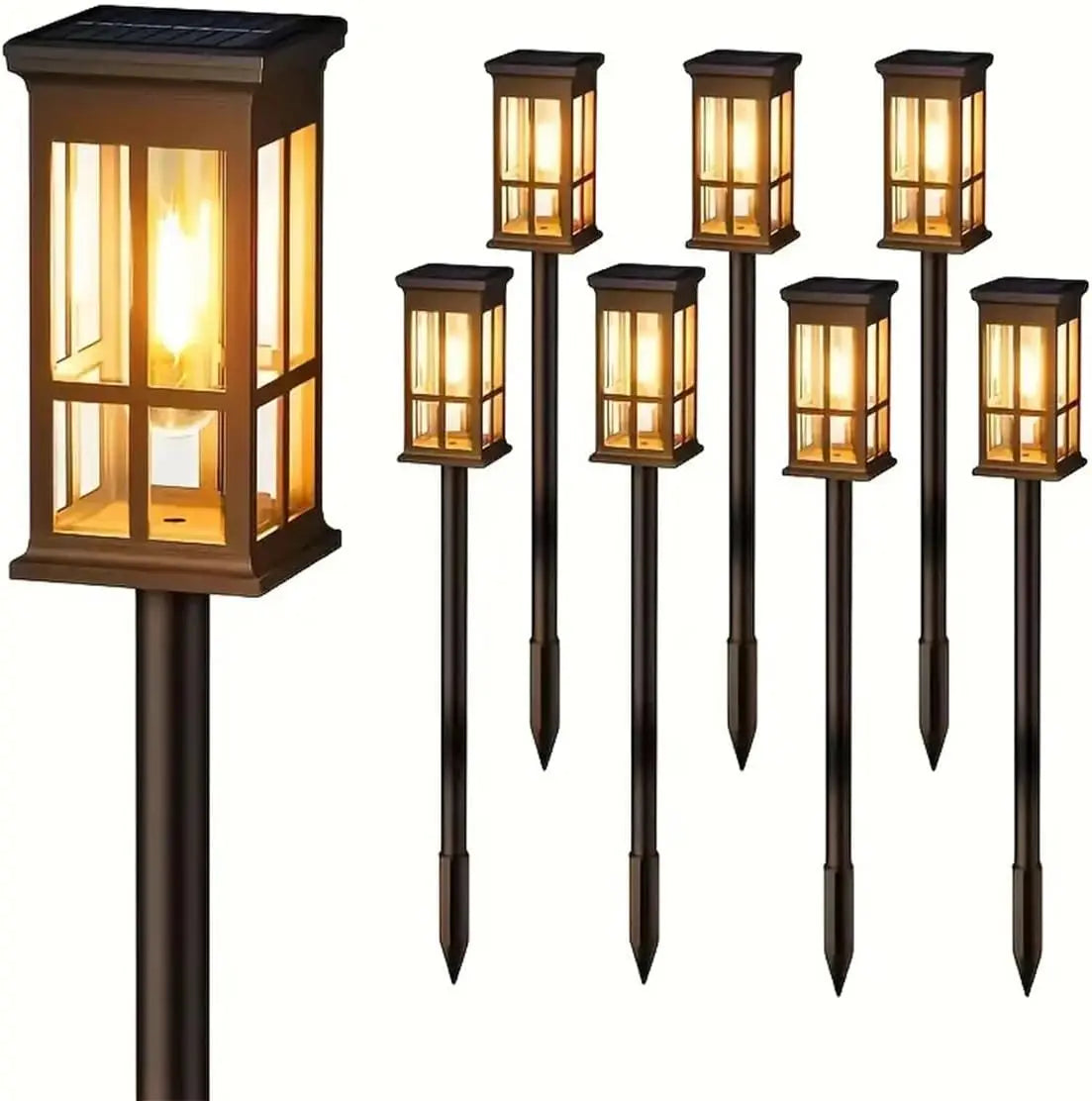 Outdoor Solar LED Pathway Garden Lights