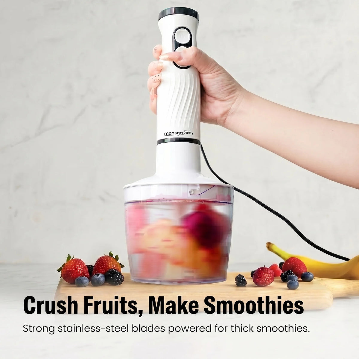 MONSGA 4 In 1 Immersion Hand Blender