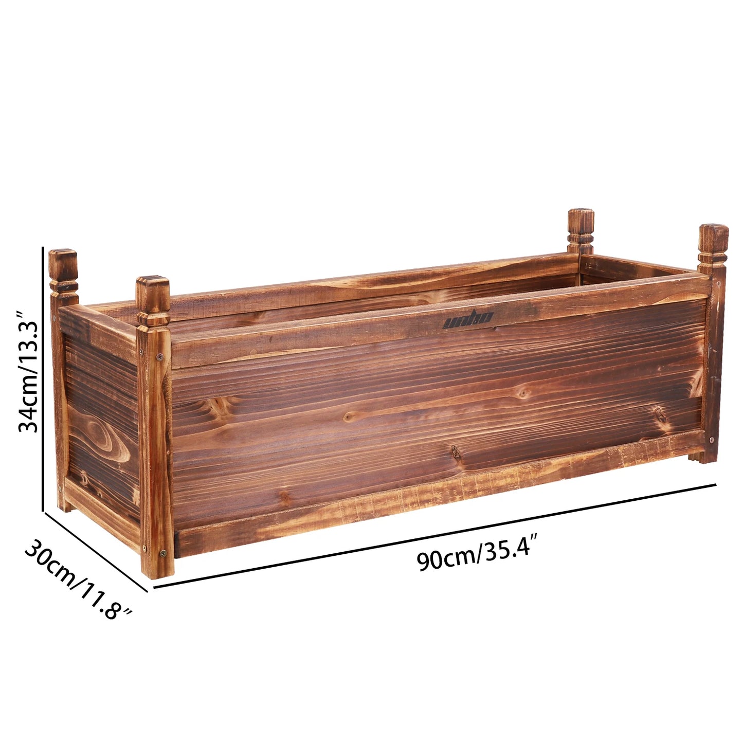 Wooden Raised Flower Bed For Indoor Outdoor Plants