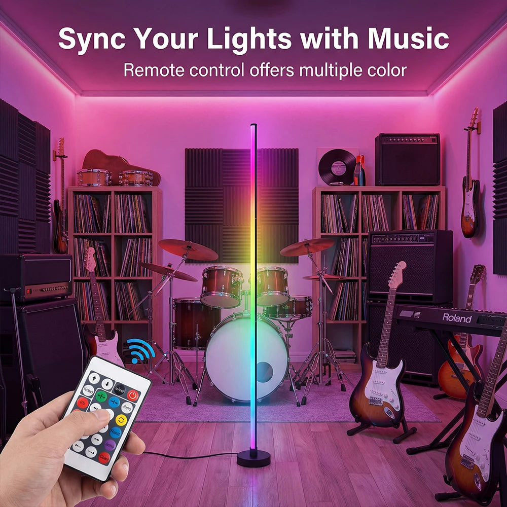 Dumiloo Smart LED Floor Lamp With Remote And App Control