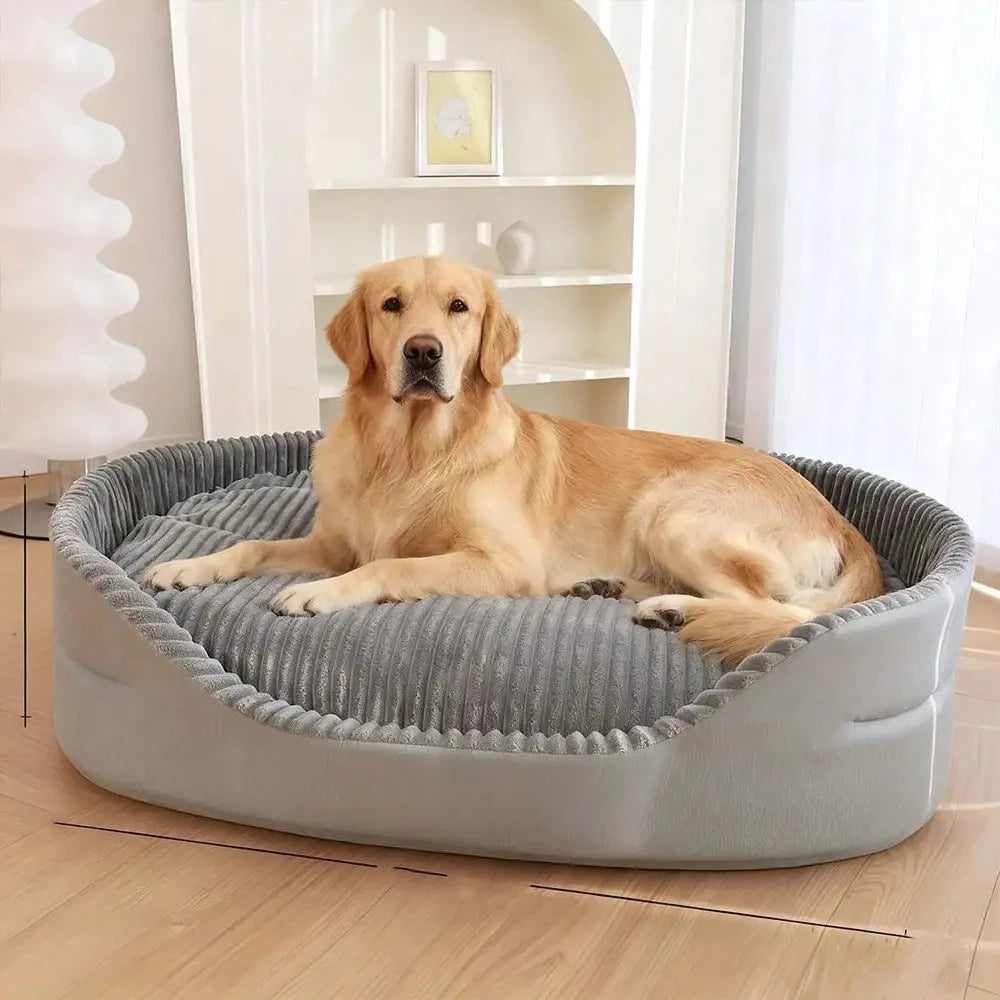 Soft Machine Washable Cotton Pet Bed