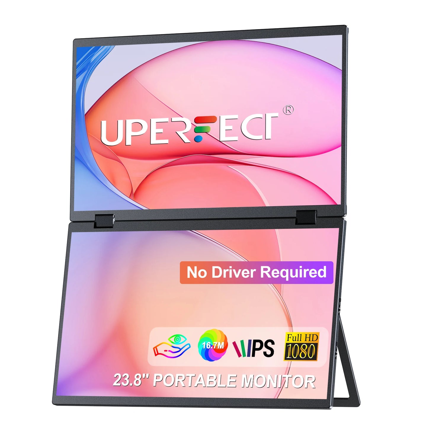 Uperfect Portable Foldable Triple Screen Monitor