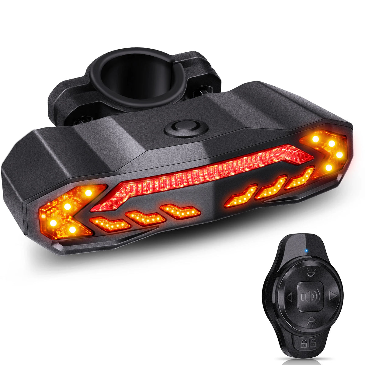 WSDCAM Anti Theft Bicycle Rear Light Motion Alarm