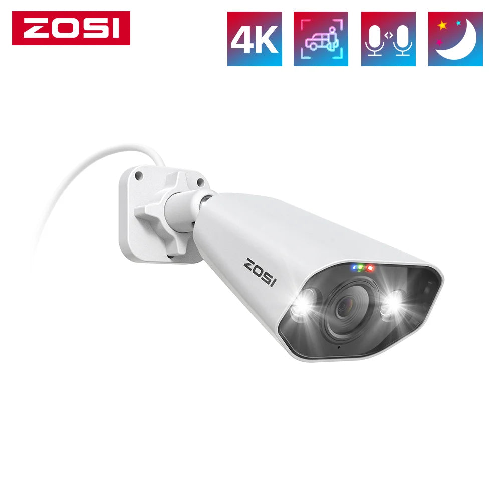 Zosi 4K PoE Security Camera With Human Detection