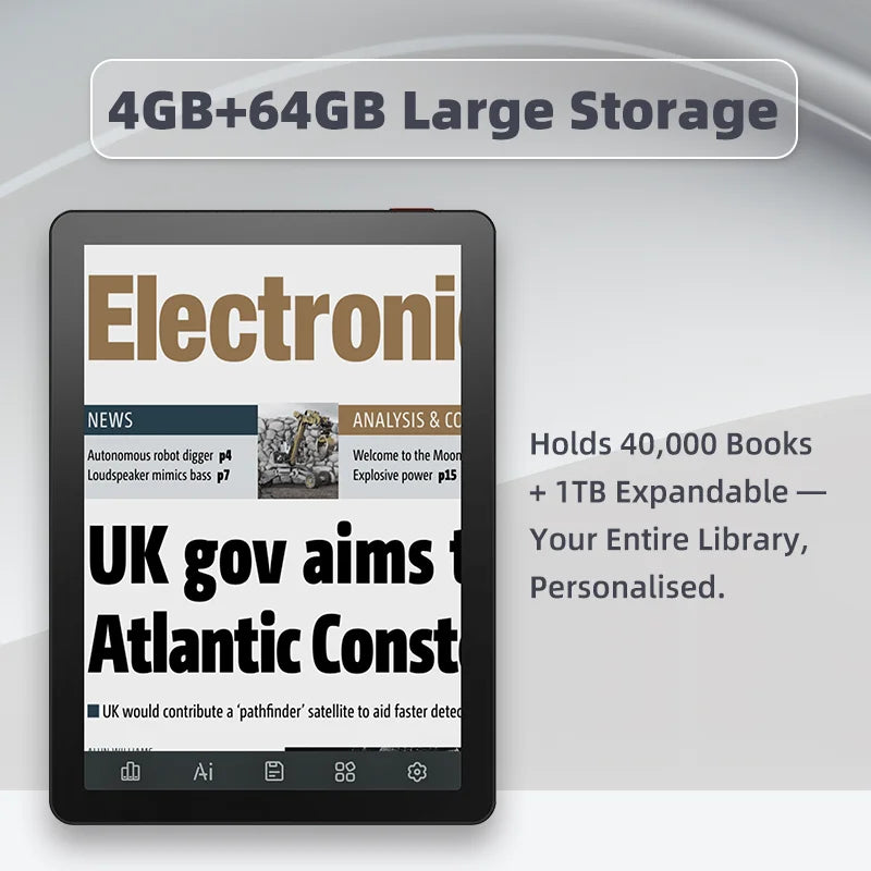 Bigme B6 Android E Reader With Google Play