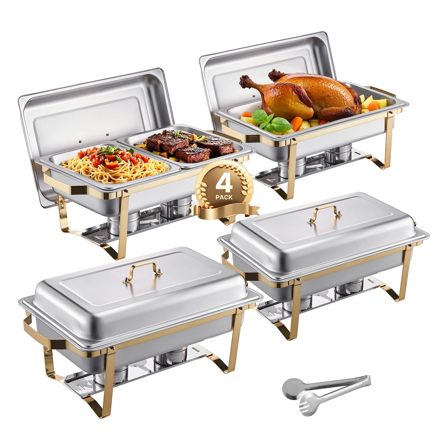 Succebuy Stainless Steel Chafing Dish Buffet Set