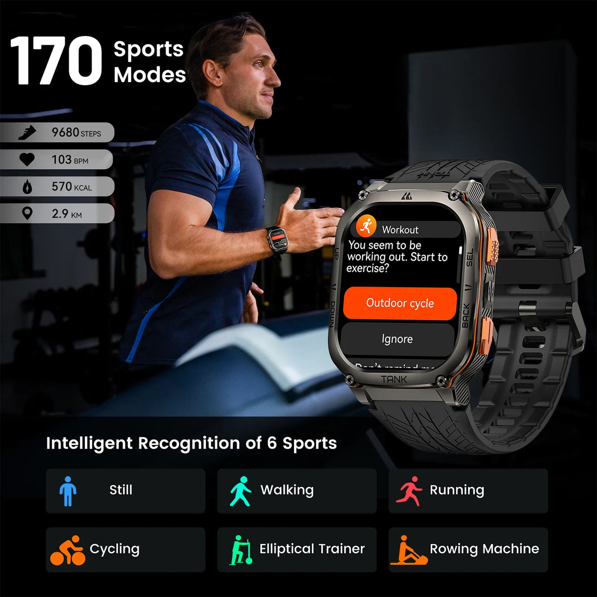 Kospet Tank M3 Ultra GPS Smart Watch