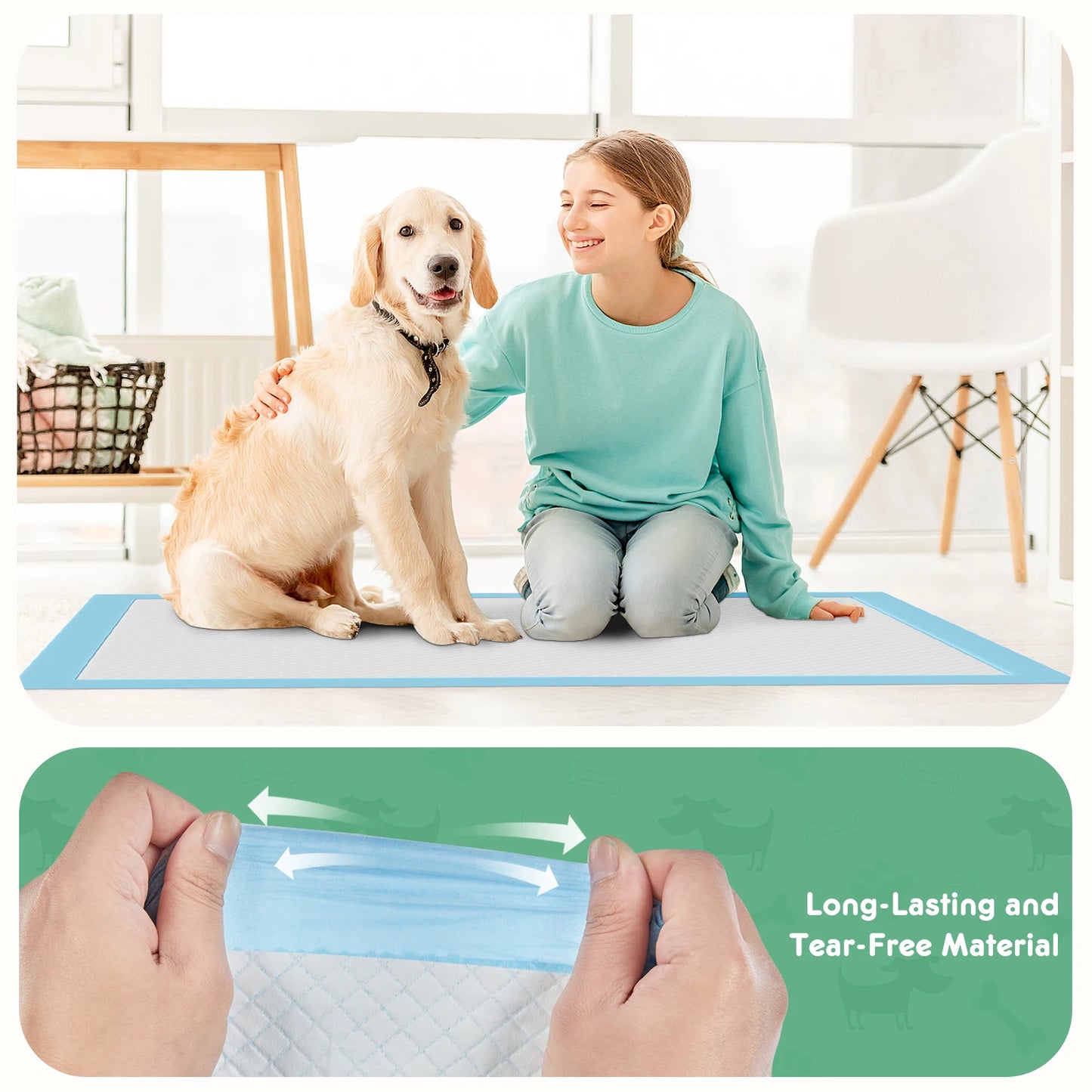 Super Absorbent Disposable Pet Pee Pads For Dogs And Cats
