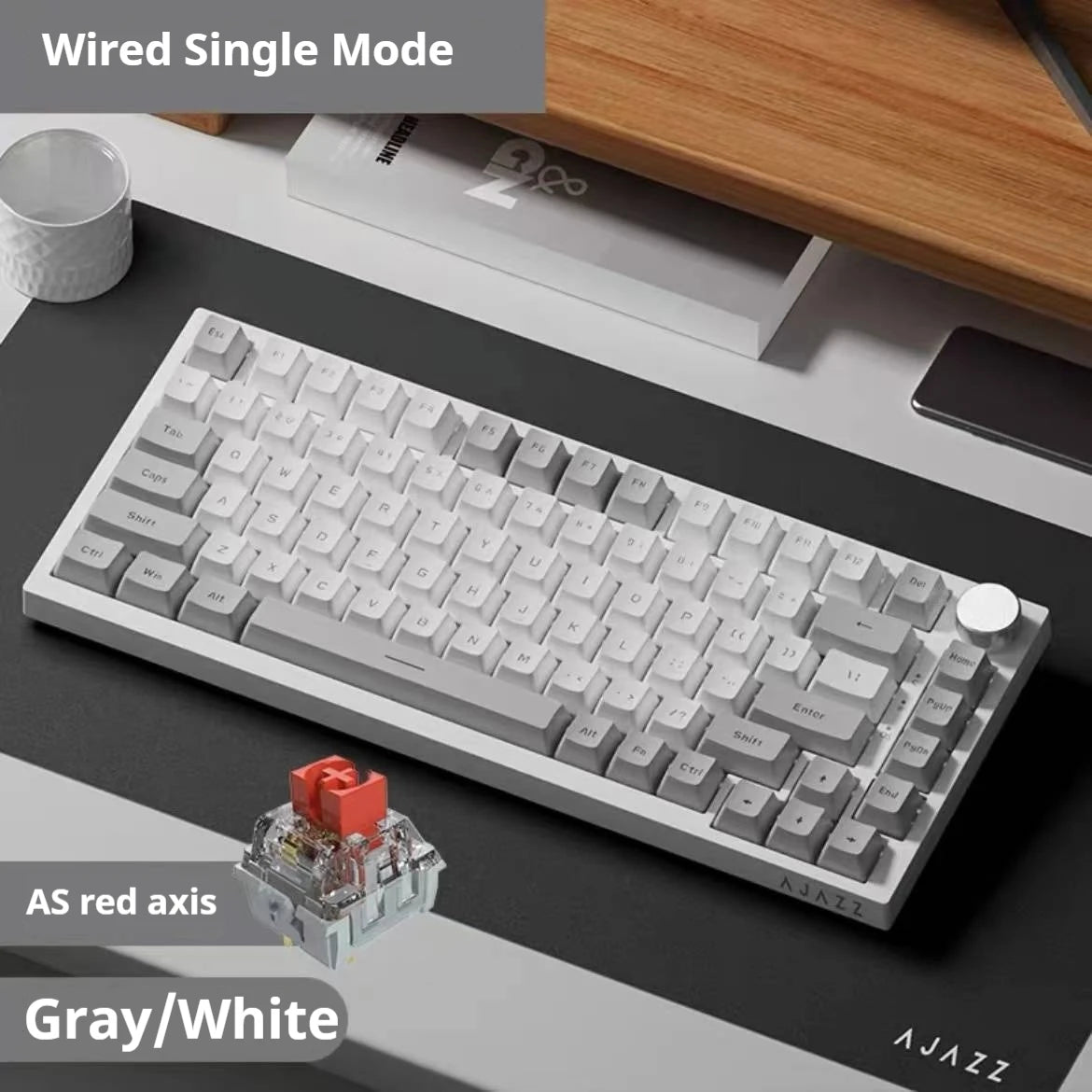 Ajazz AK820 Wired Mechanical Gaming Keyboard