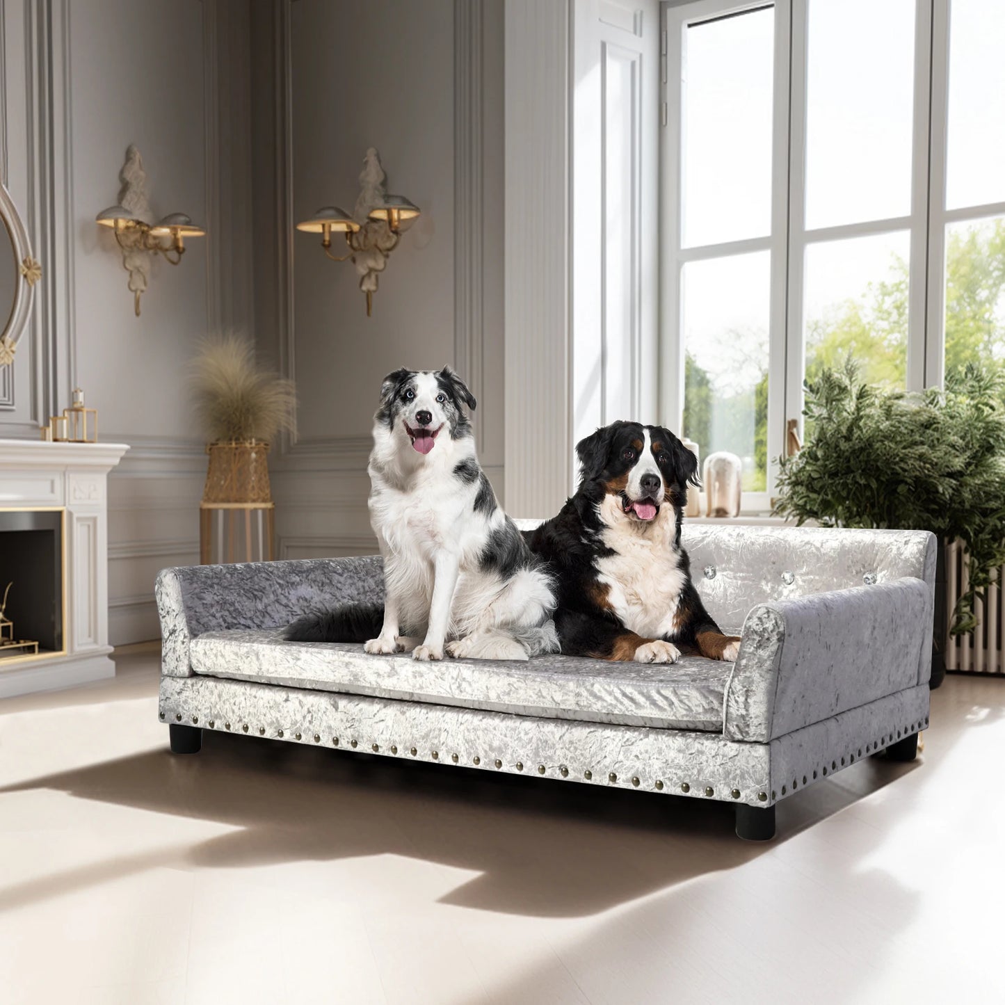 Borwart Heavy Duty Pet Sofa And Raised Dog Bed