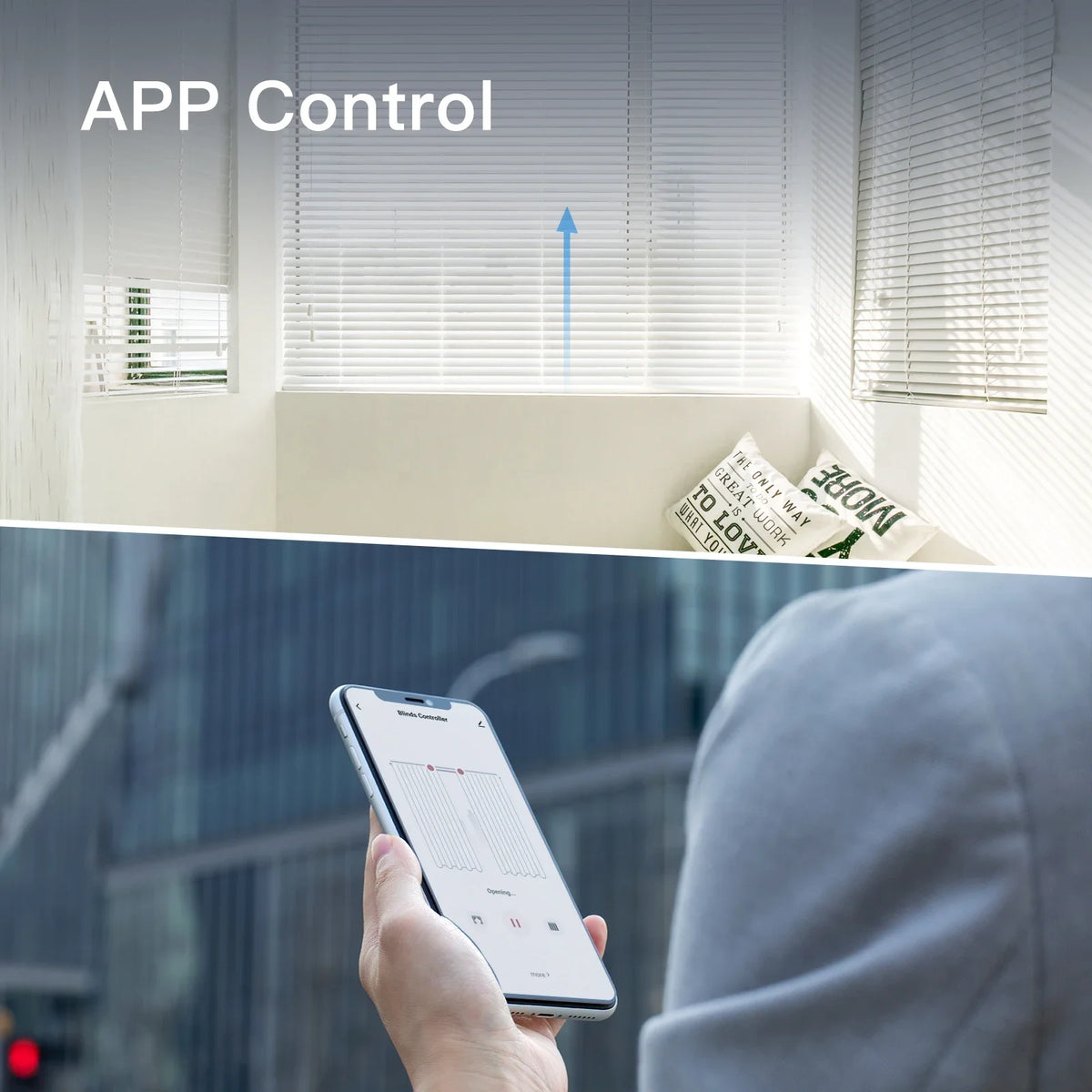 Moes Smart Wifi Curtain Motor With Remote