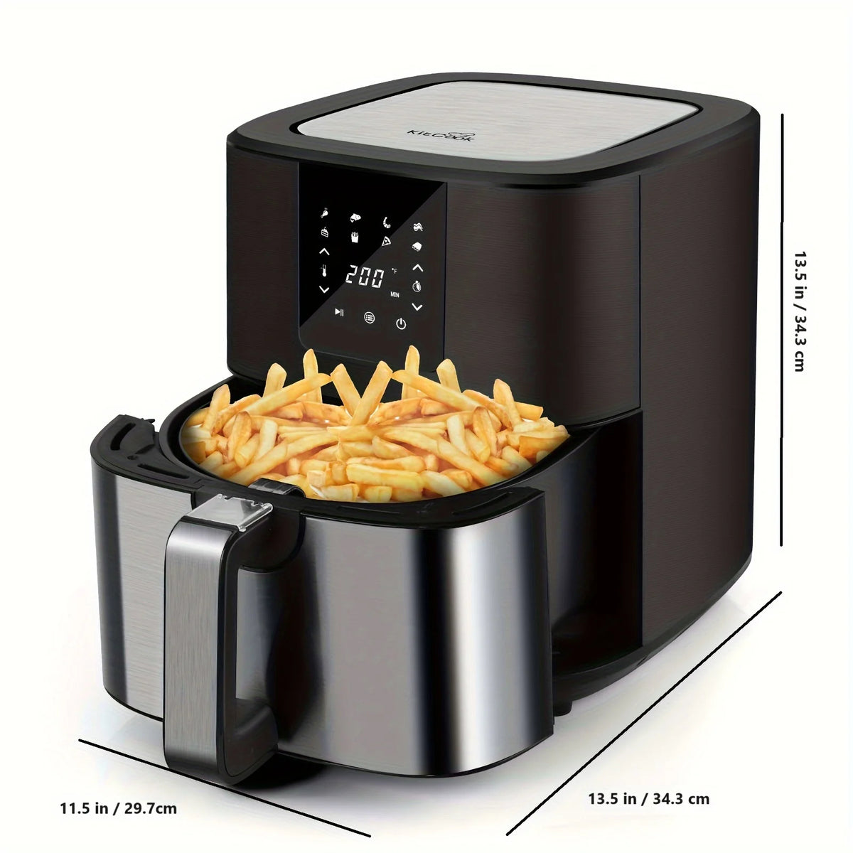KitCook Digital Touchscreen Air Fryer Cooker