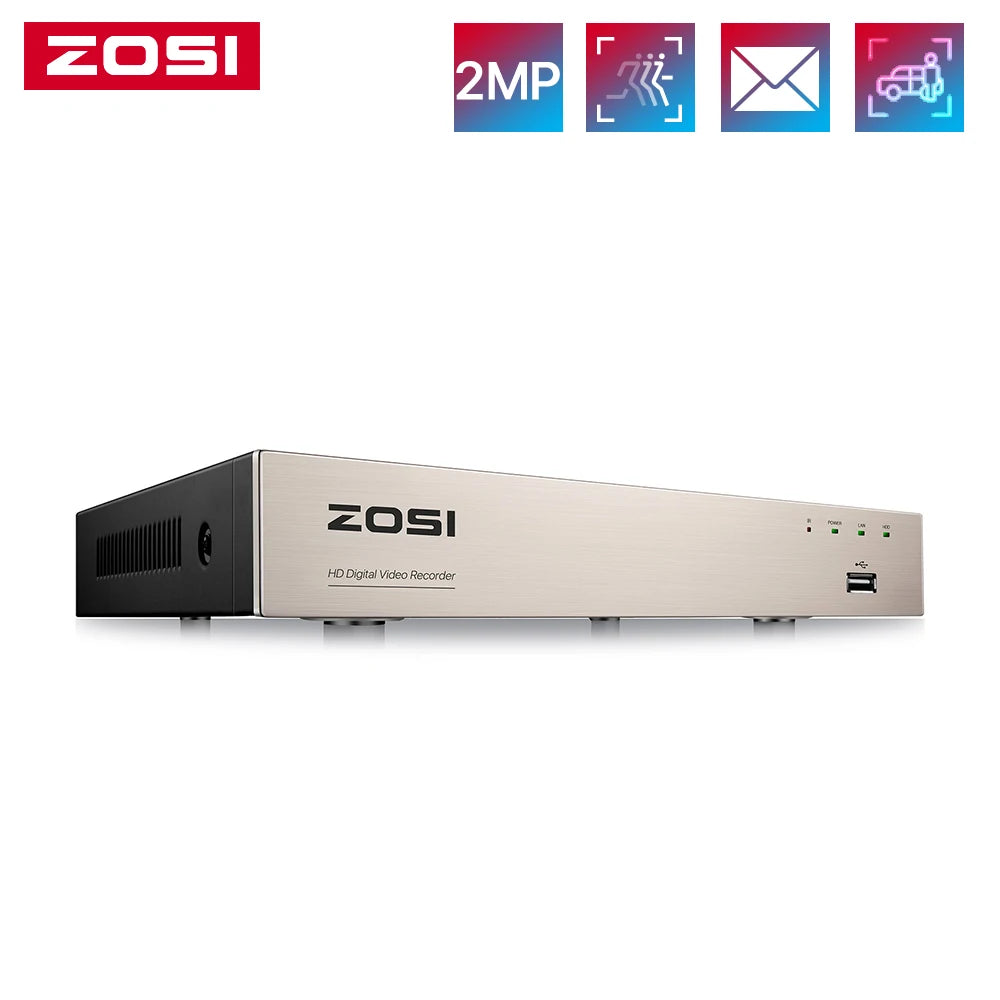 Zosi 8ch 1080p H265 Plus Cctv Dvr Recorder