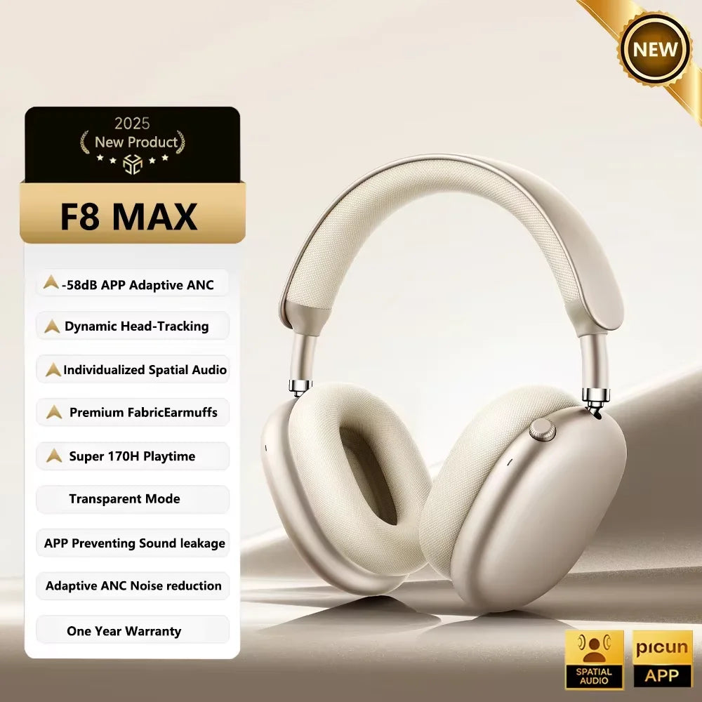 Picun F8 Pro ANC Wireless Headphones
