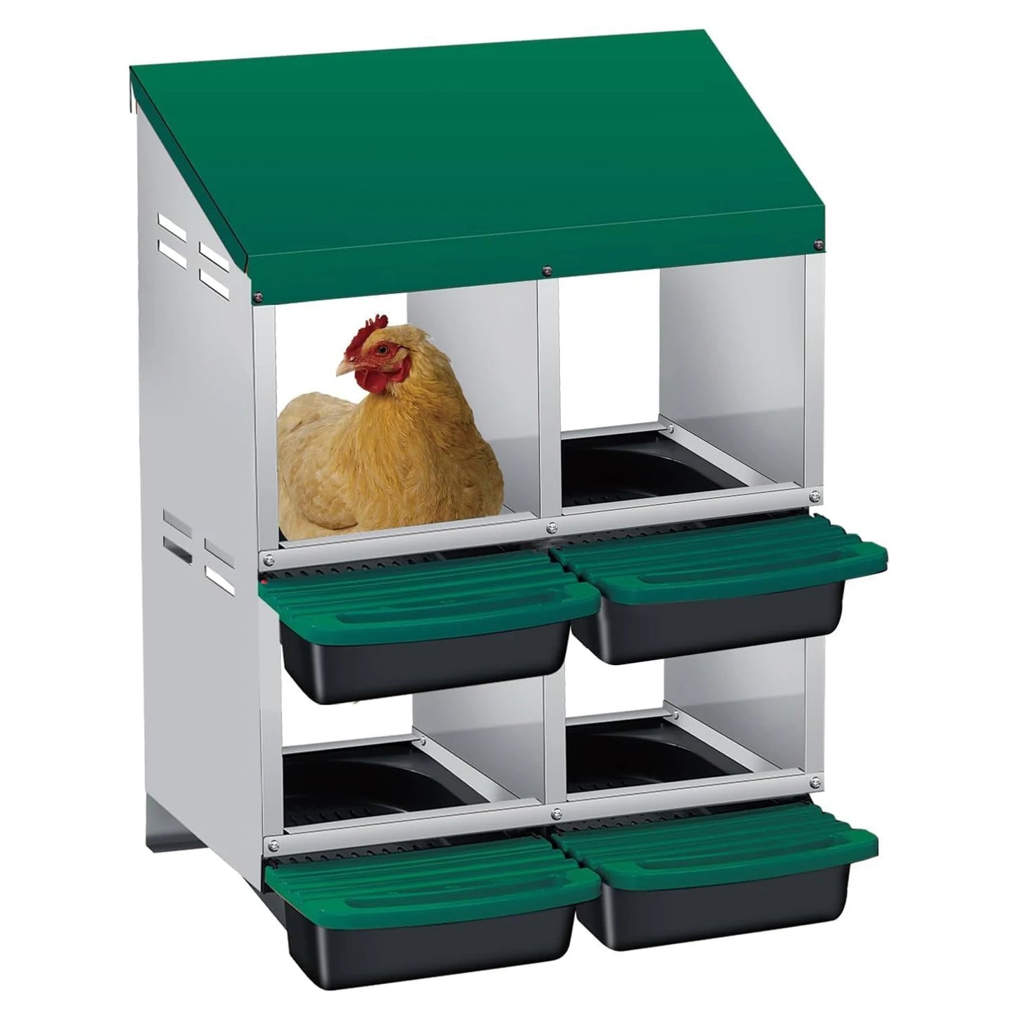 Twister.Ck Auto Roll Out Chicken Nesting Box
