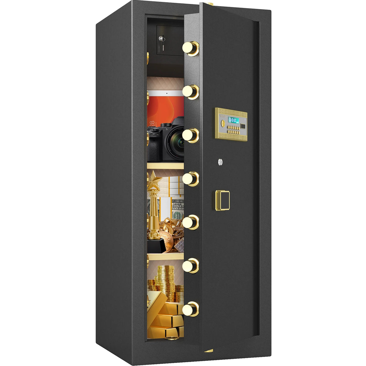 Kavey Heavy Duty Digital Safe With Double Key Lock
