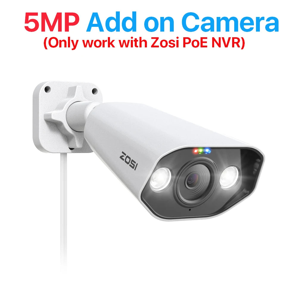 Zosi 4K PoE Security Camera With Human Detection