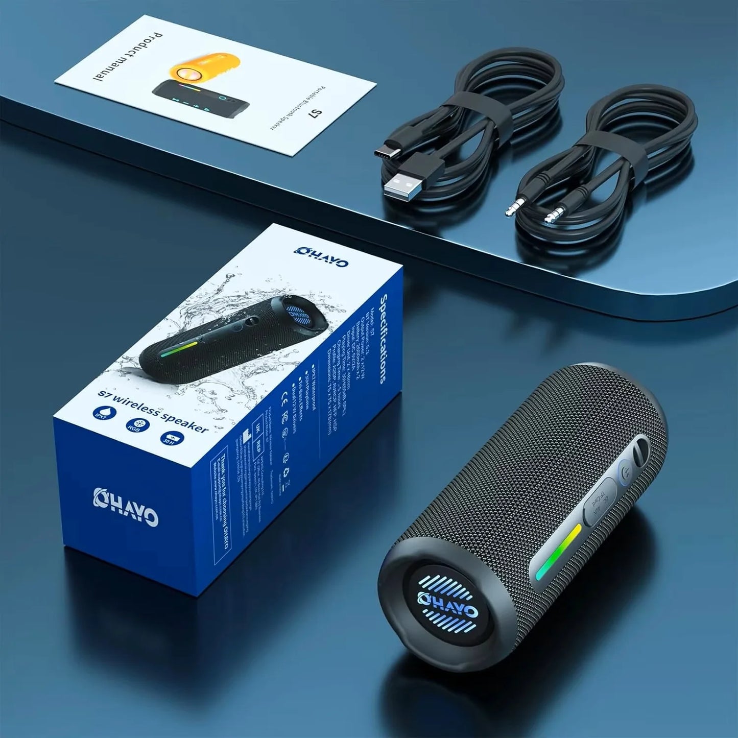 Ortizan 24W Wireless Portable Bluetooth Speaker