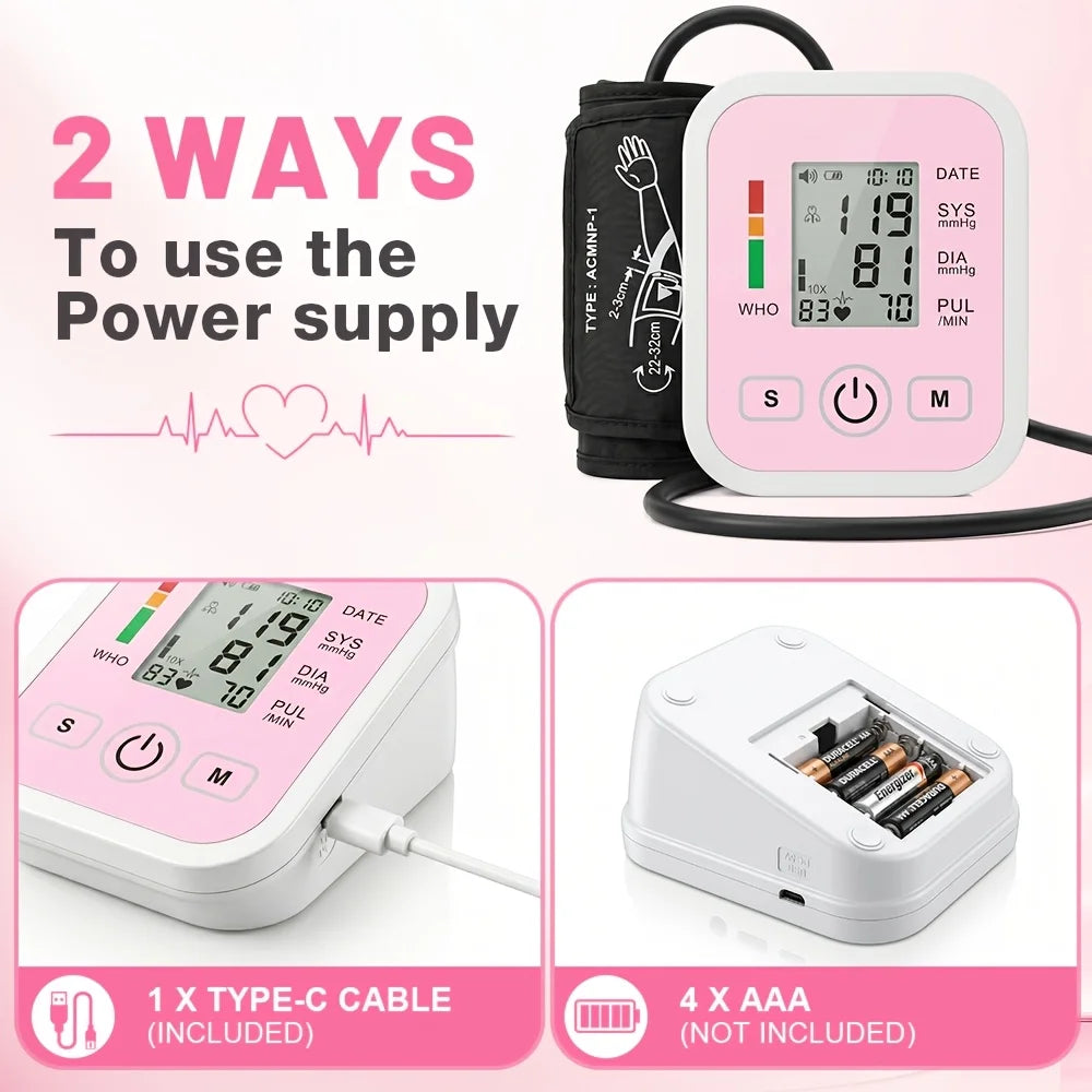 Smart Automatic Upper Arm Digital Blood Pressure Monitor